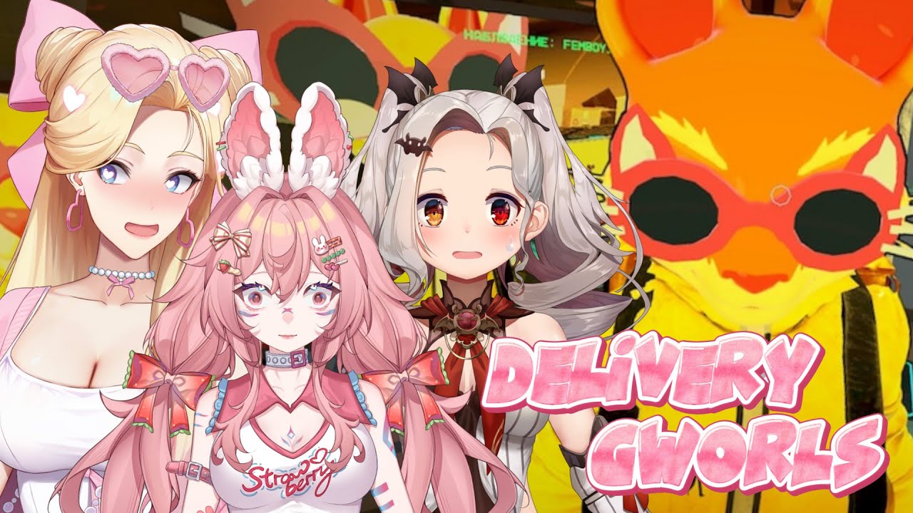 VTUBER GIRLS BEKERJA SEBAGAI FOOD DELIVERY | Delivery Pals
