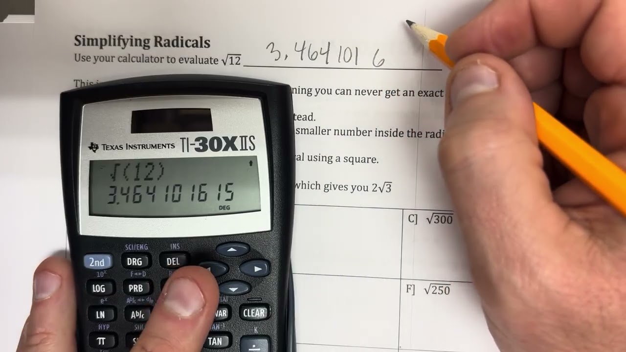 Algebra 2 Unit 7 Day 1
