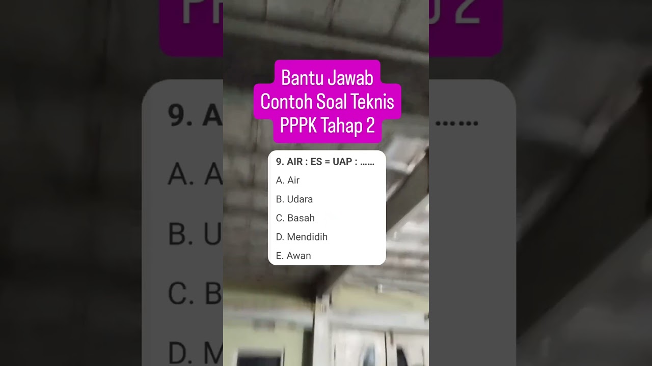 Soal Teknis PPPK Tahap 2