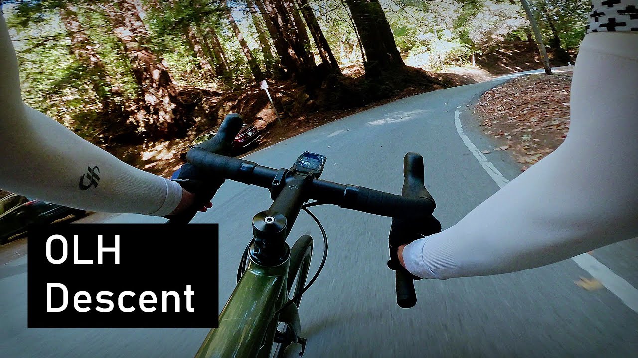 Cycling【4K】- Old La Honda Descent (SF Bay Area)