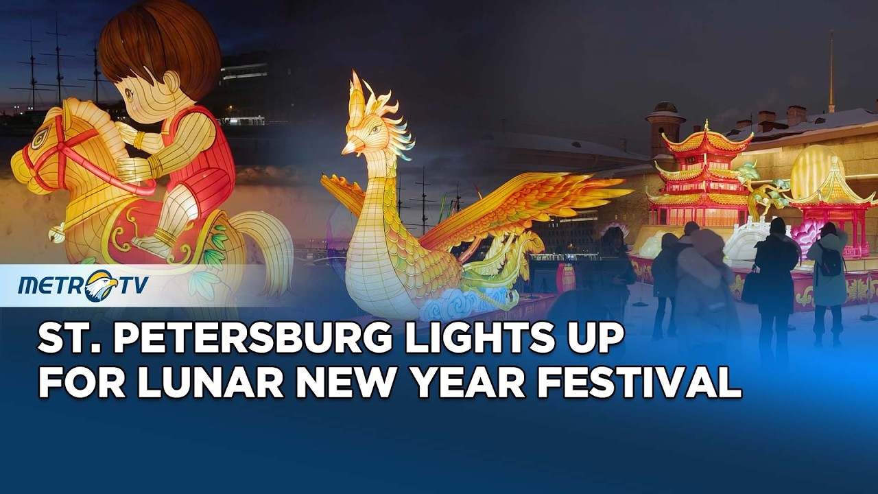 Chinese Lantern Exhibition Celebrates Year of the Horse in St  Petersburg