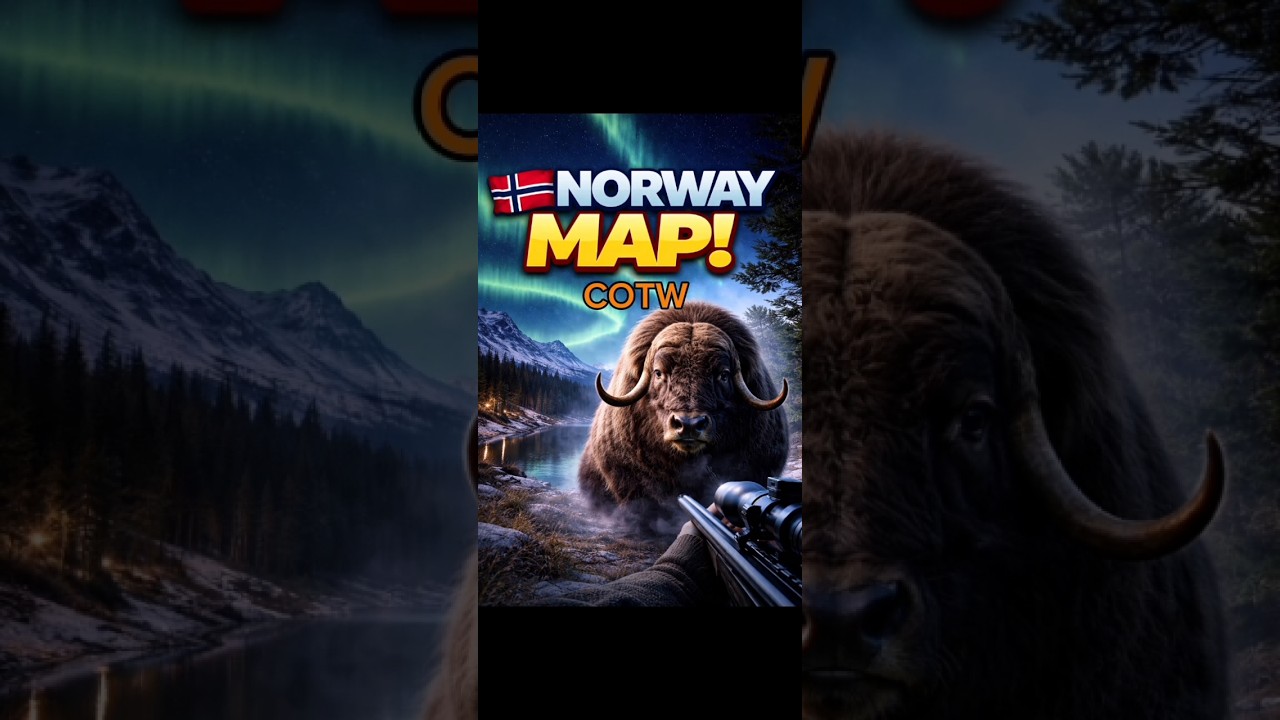 The Hunter COTW map concept (Norway) #cotw #animals #gaming #update #norway
