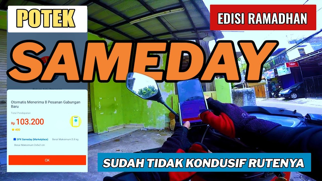 MALES JALANIN ORDERAN SAMEDAY CANCEL AJA BEBERAPA BARANG DRIVER SHOPEE FOOD
