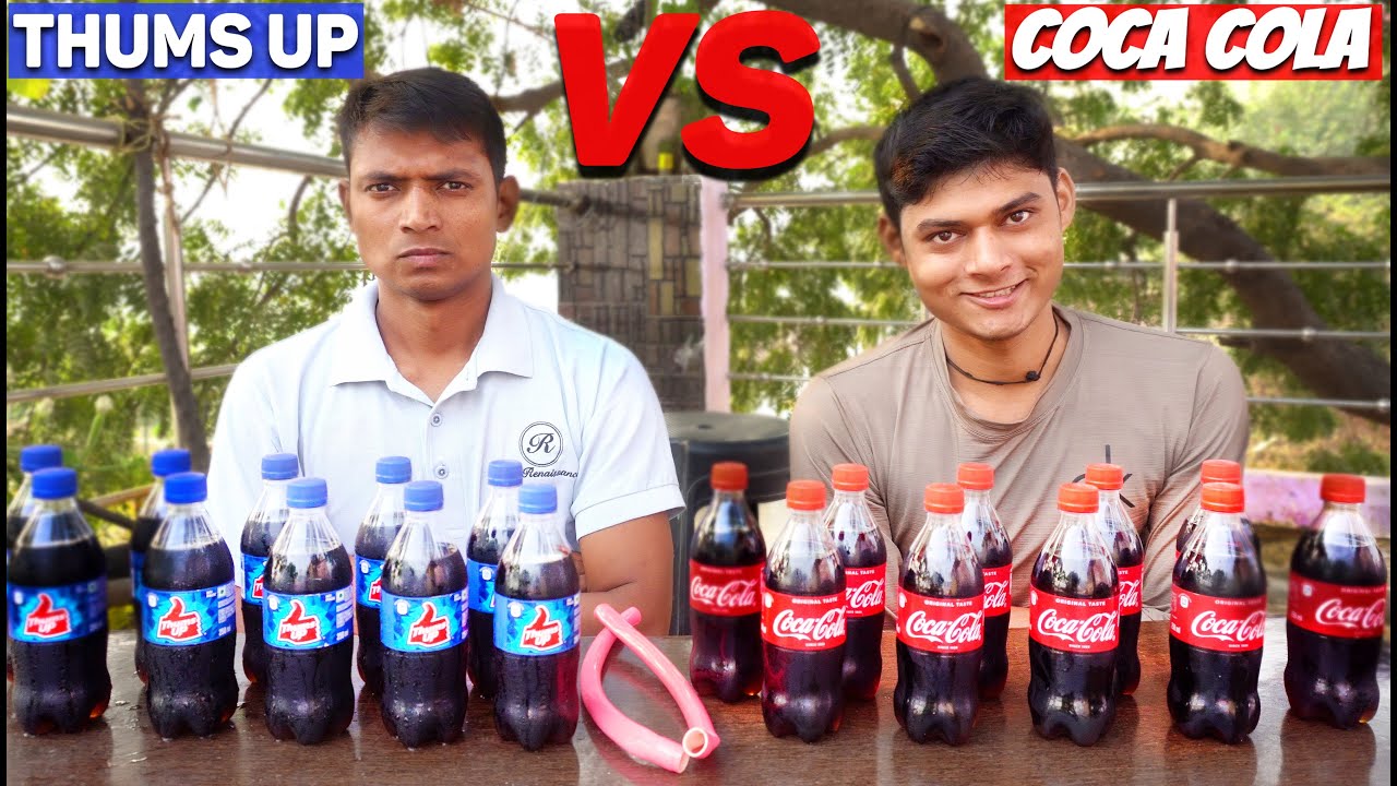 Coca Cola Vs Thums Up Drink Challenge | Cold Drink Challenge | 5 Liter Soft Drink Challenge