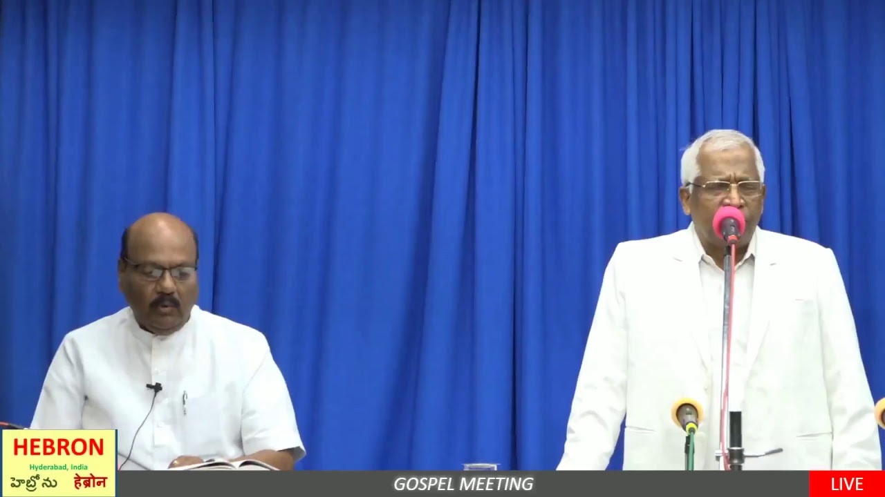 GOSPEL MEETING AT HEBRON ON 28 OCTOBER 2018