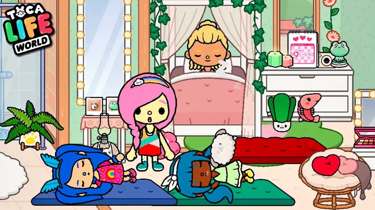 MELHORES AMIGAS na FESTA DO PIJAMA (Toca Life World) ‹ Luli Rarity ›