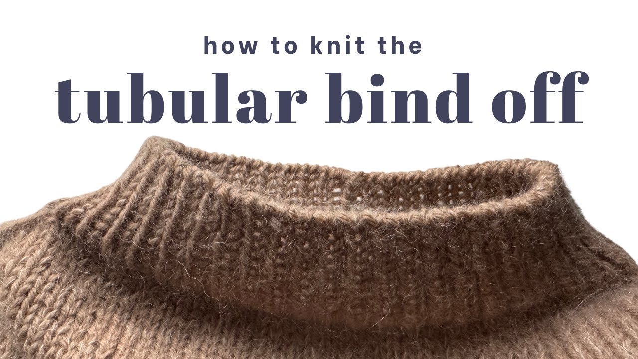 How to Knit the Tubular Bind Off in the Round