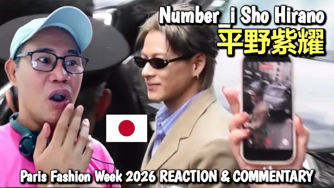 Number_i Sho Hirano 平野紫耀 - Paris Fashion Week 2026 REACTION