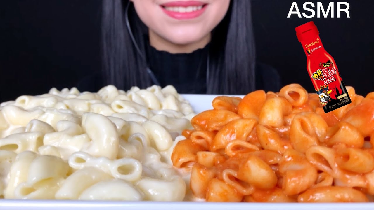 ASMR Fire Mac & Cheese, Cheesy creamy Mac & Cheese | Mukbang (Eating Sounds)