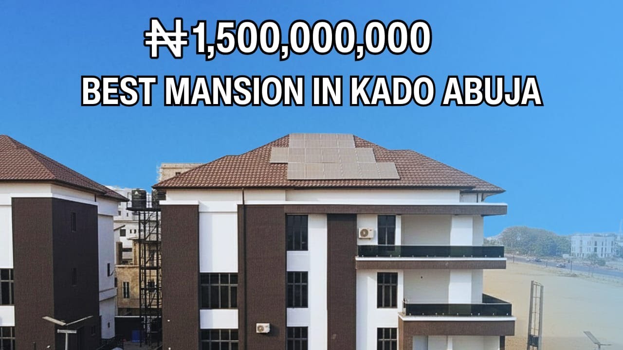 Внутри лучшего особняка в Кадо, Абуджа, Нигерия, выставленного на продажу за 1,5 миллиарда найра ...