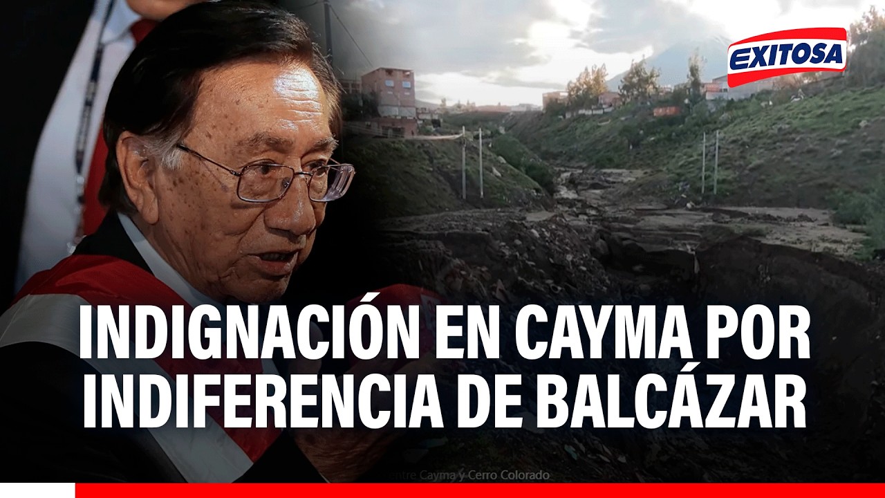 🔴🔵 Balcázar desconoce emergencia en Arequipa ante lluvias: 
