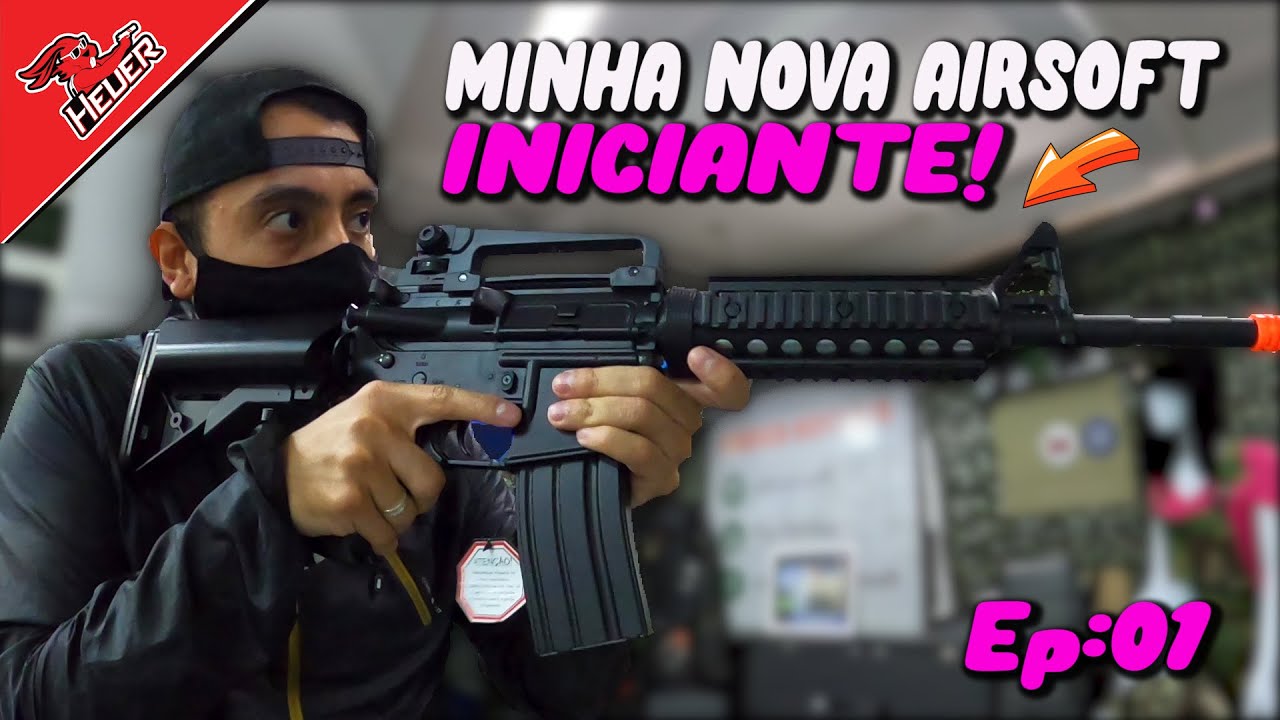 COMPREI MINHA PRIMEIRA AIRSOFT DE INICIANTE PARA FAZER UPGRADES