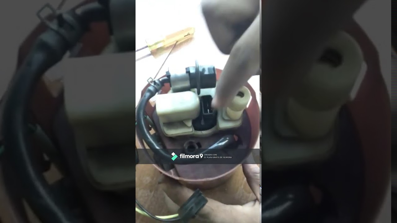 limpieza y cambio de filtro en  bomba combustible Hiundai Elantra