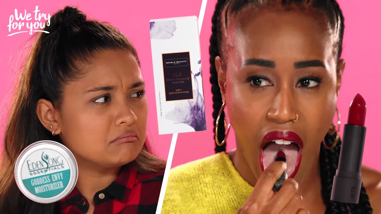 Eating Makup! We Tried Edible Cosmetics And We Have Thoughts / We Try For You