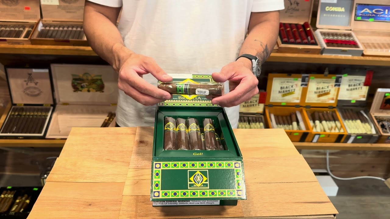 CAO Brazilia Gol! Cigar Unboxing | Bold Brazilian Flavor in Every Puff