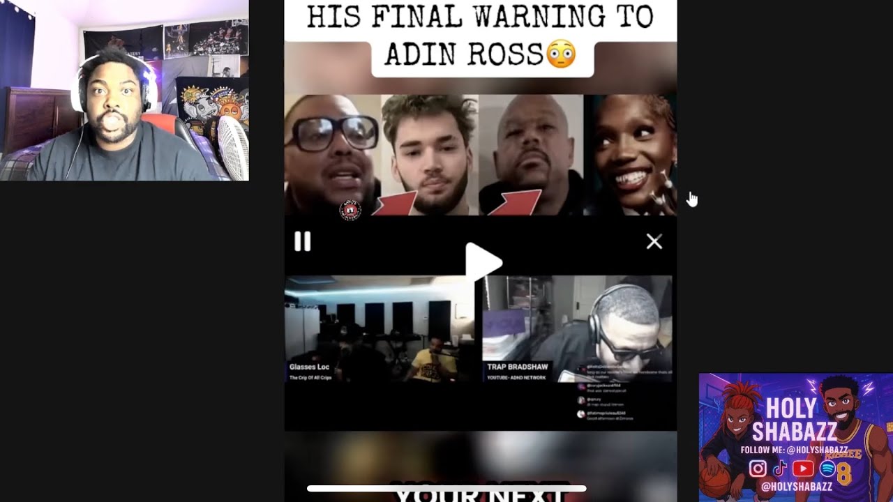 Adin Gets Pressed by Glasses Malone for Beef w/ Doechii 