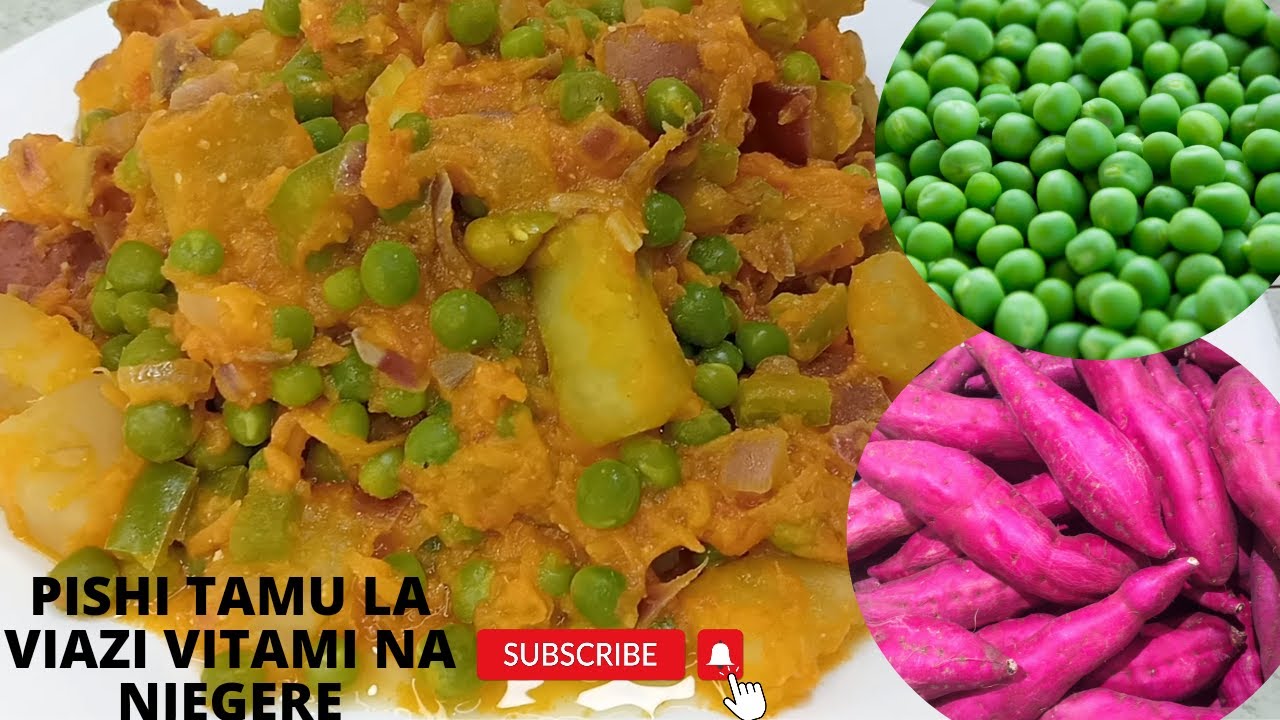 JINSI YA KUPIKA VIAZI VITAMU NA NJEGERE/UPISHI WA VIAZI VITAMU