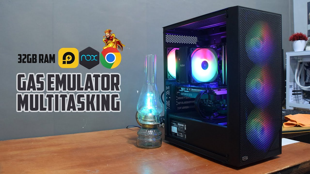 Rakit PC Gaming | Emulator dan Multitasking | Ryzen 7 5700X + 32GB RAM