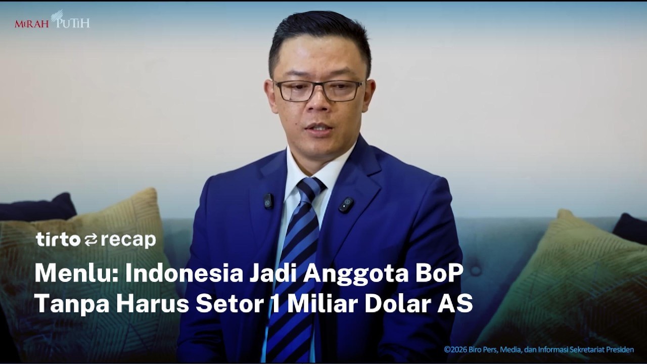 Menlu soal Iuran BoP Rp17 T: Saat Ini Indonesia Sudah Anggota, Nggak Perlu Bayar Juga Nggak Apa-Apa