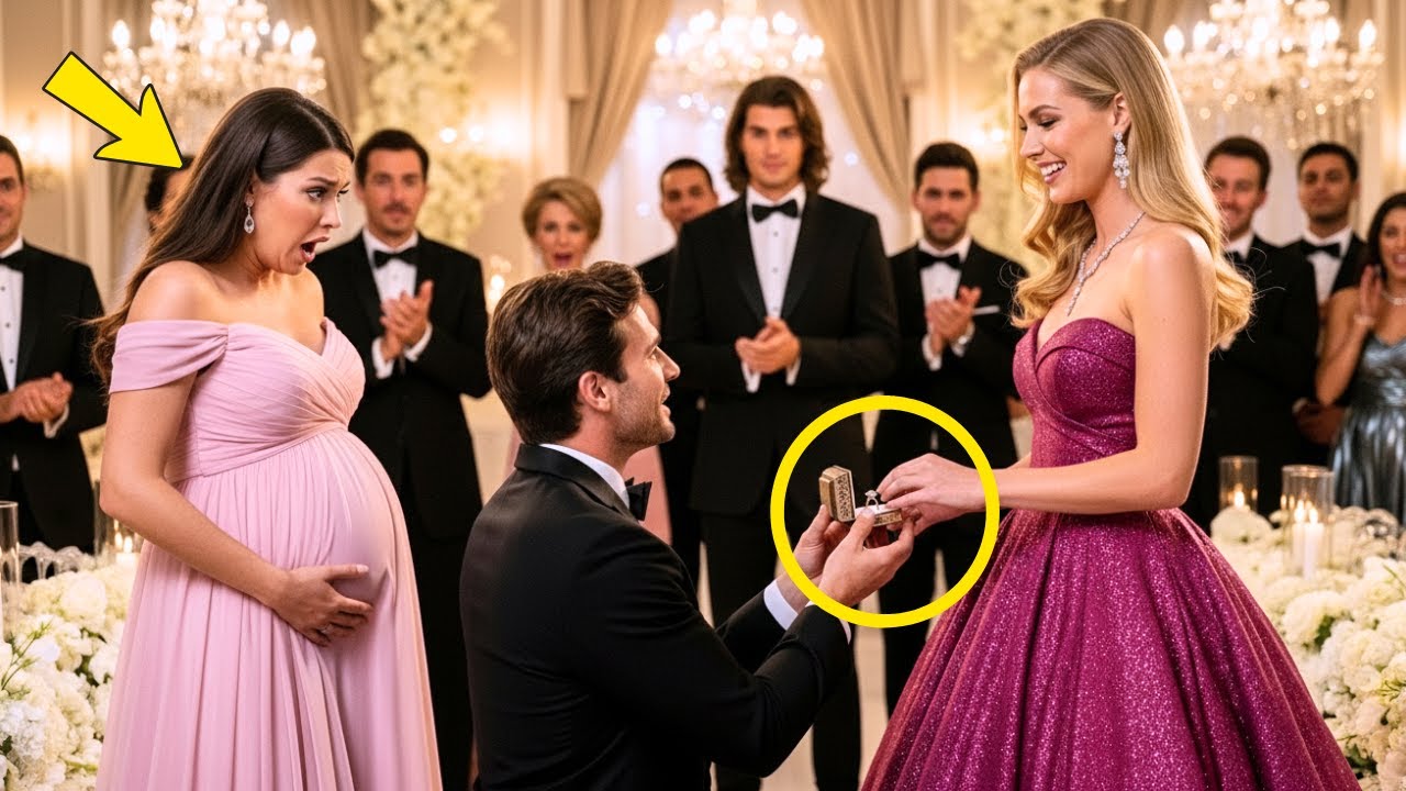 Un Milionario Costringe La Moglie Incinta A Guardarlo Mentre Fa La Proposta Di Matrimonio All'amante
