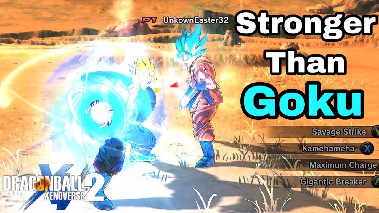 The STRONGEST Saiyan! Stronger Than FULL POWER SSB Goku! Dragon Ball Xenoverse 2