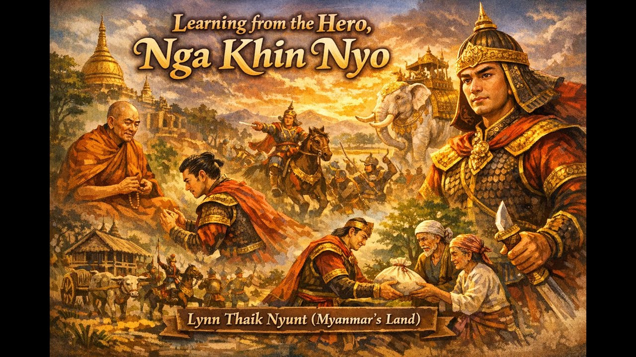 သူရဲကောင်းငခင်ညိုထံမှသင်ယူခြင်း @ လင်းသိုက်ညွန့်(မြန်မာ့မြေ)​