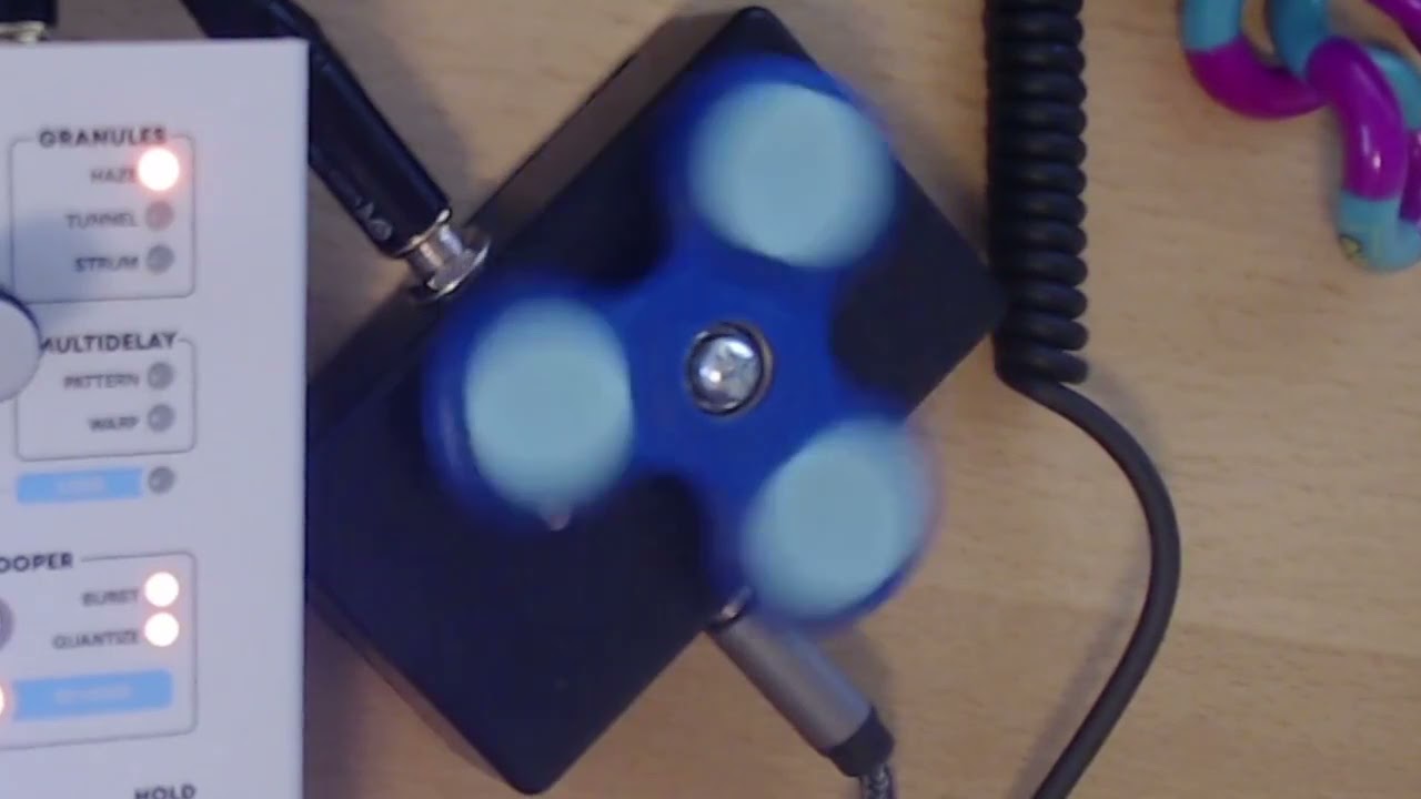 giving it a spin [demo of KB Customs Fidget Spinner Pedal]