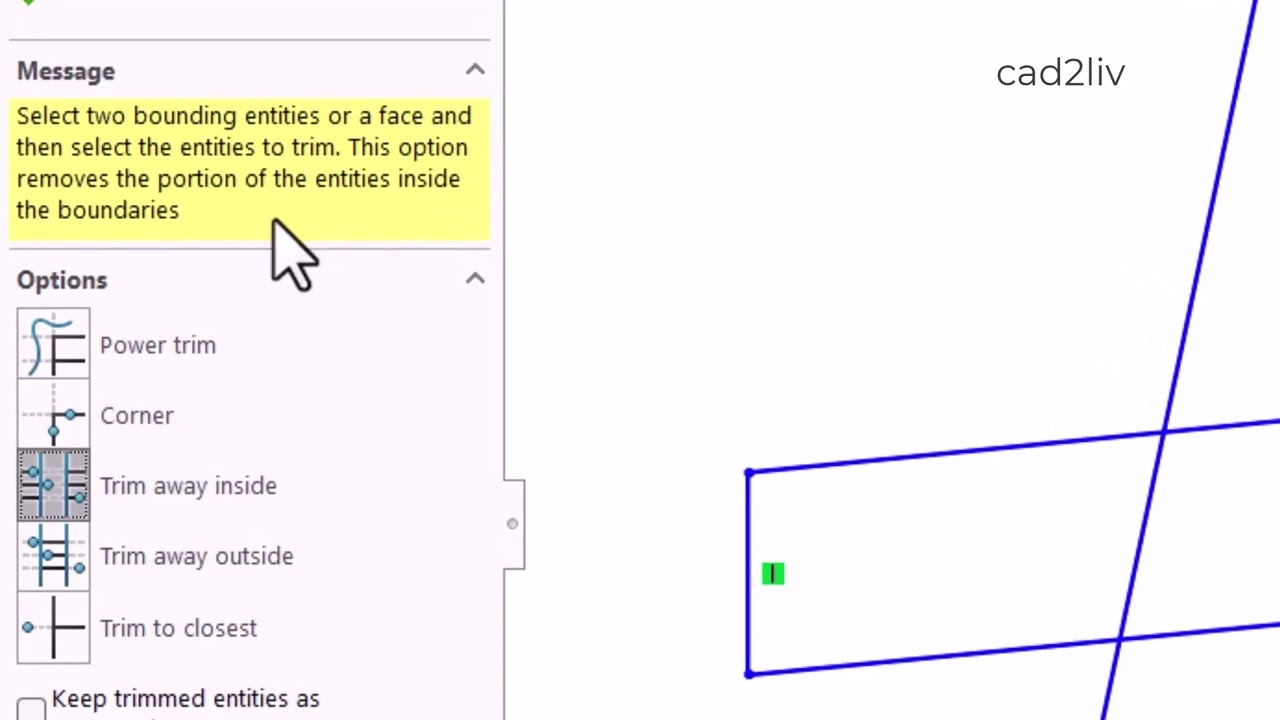 SolidWorks Trim Command: Clean Up Sketches FAST! (Master Precision Editing)