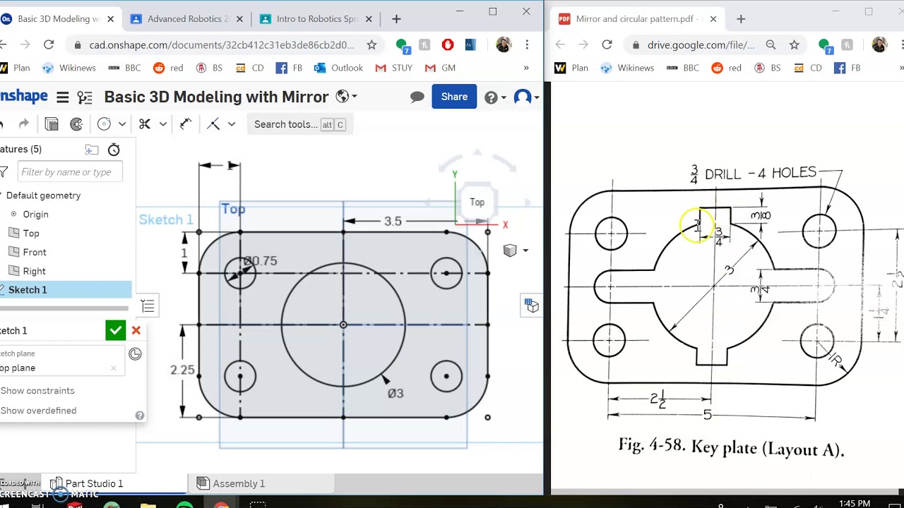 Using Mirror in onShape