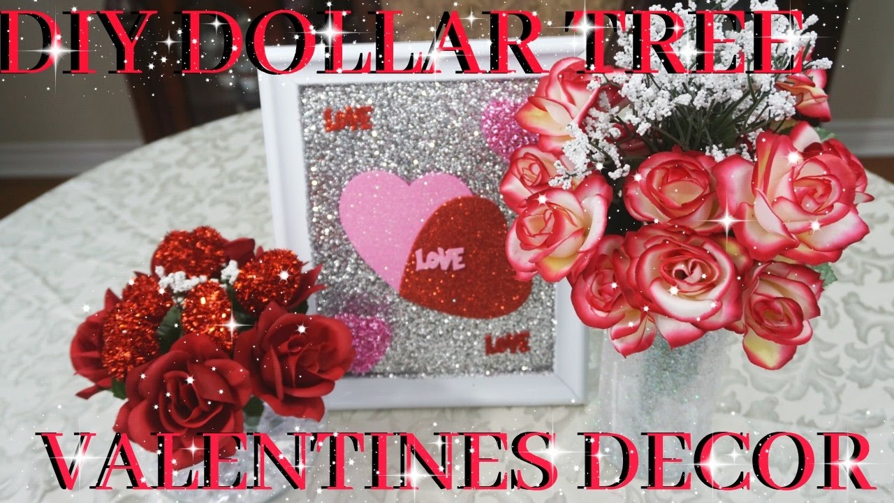DIY DOLLAR TREE VALENTINES DECOR 2017 | PETALISBLESS 🌹