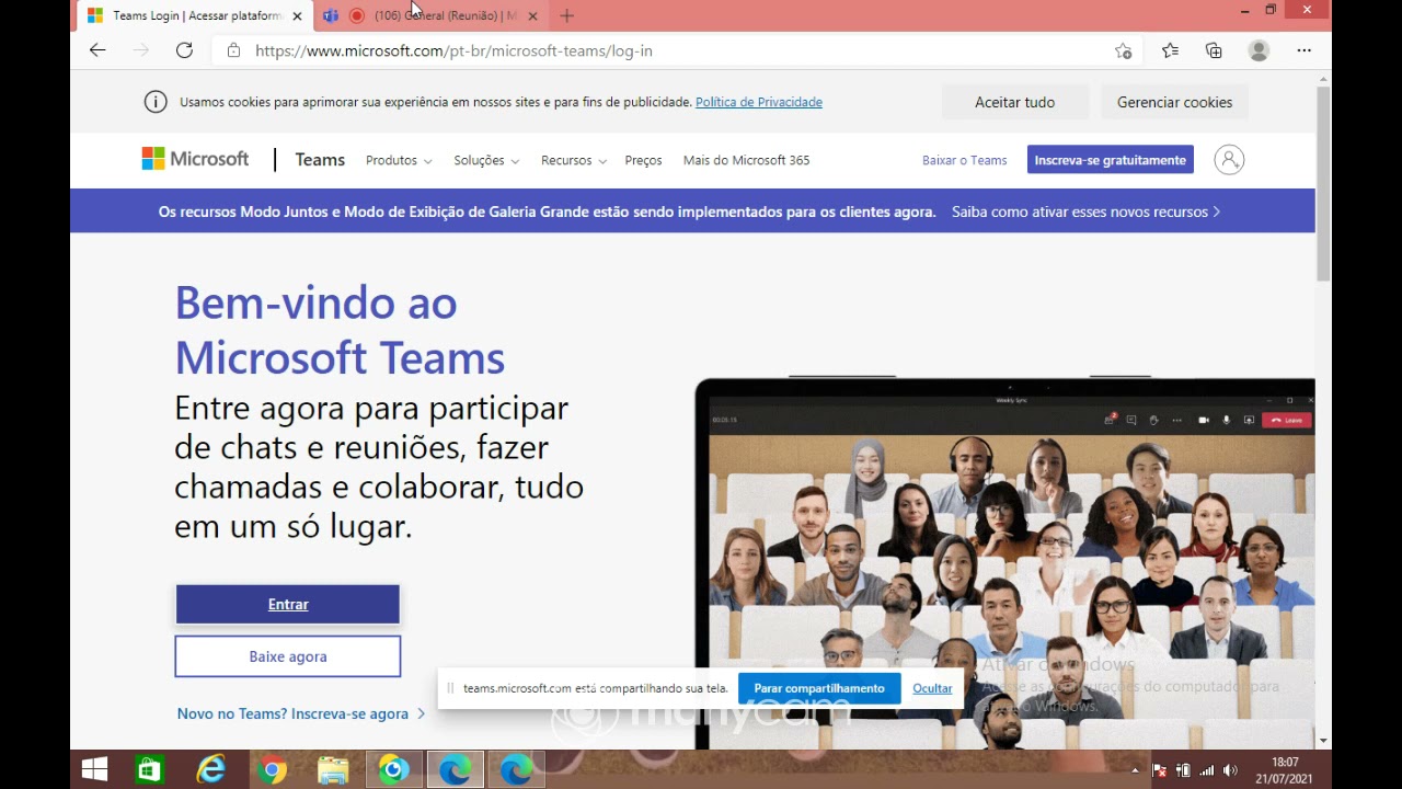 Como dar aulas pelo Teams