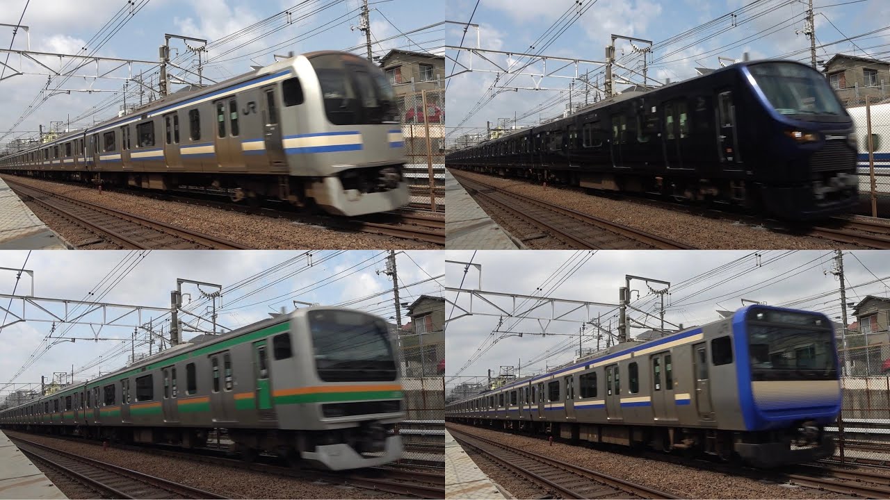 【ド迫力の120km/h爆音通過！】横須賀線・湘南新宿ライン・相鉄直通線　本気の高速通過集　速度付き
