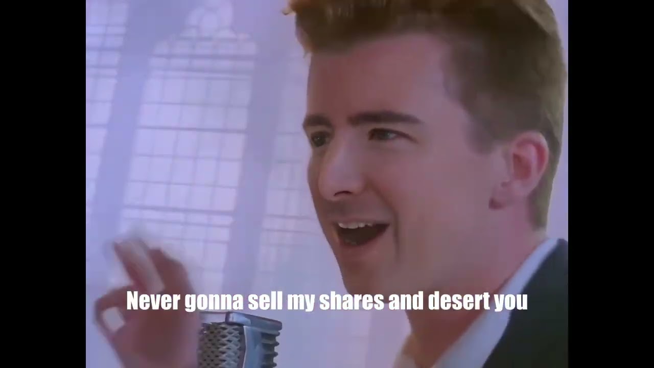 Never Gonna Give GME Up! (by Rick AstGME)