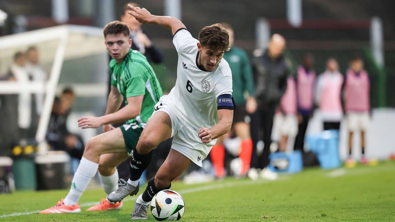 Tom Bischof Germany U21 vs Northern Ireland U21 (A) 2025 | Bayern Munich