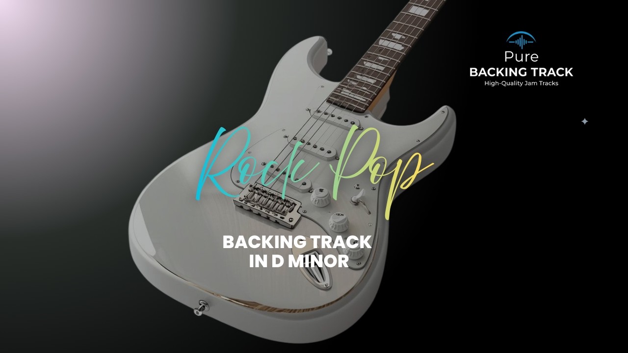 🎸Rock Guitar Backing Track in D Minor |120 BPM Jam Track