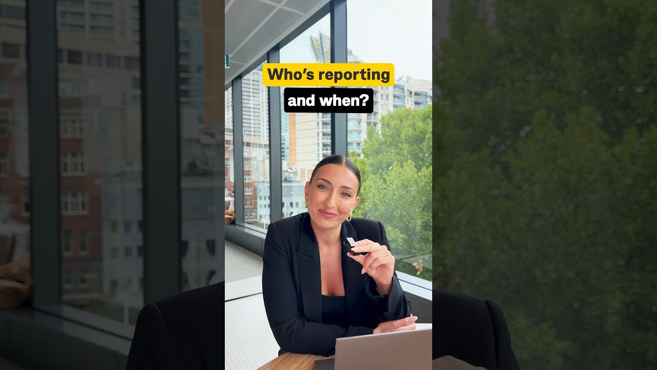 Want to know who&rsquo;s reporting and when?