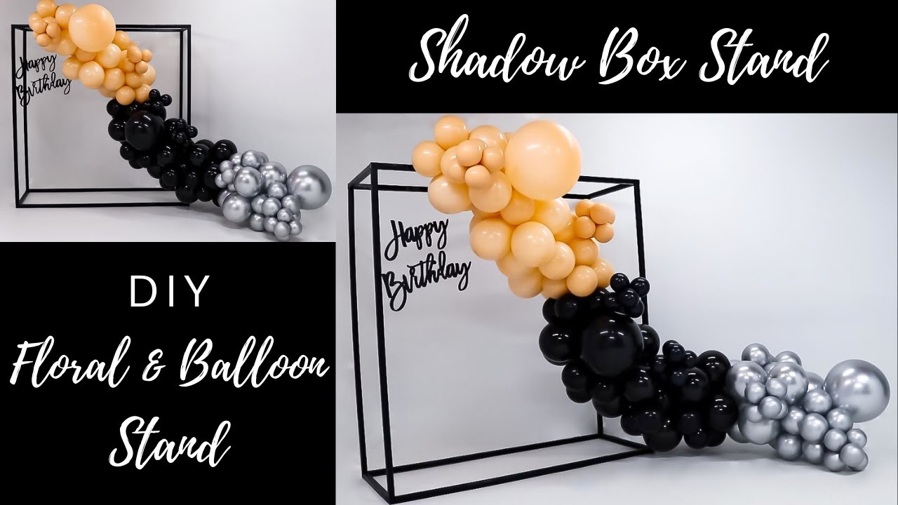 Elevate Your Events with This Amazing Wood Stand |  DIY Balloon Stand | 3D Shadow Box Stand