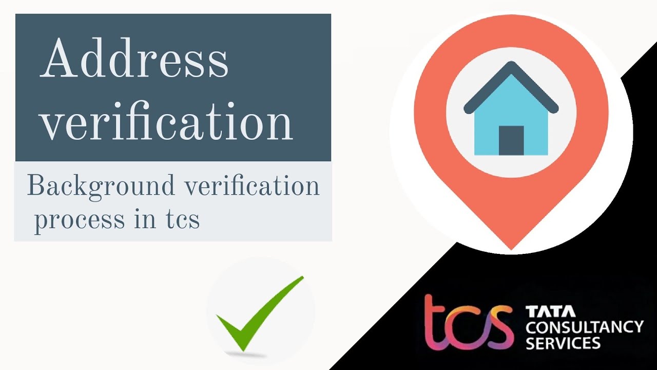TCS address verification | address verification in tcs #tcs