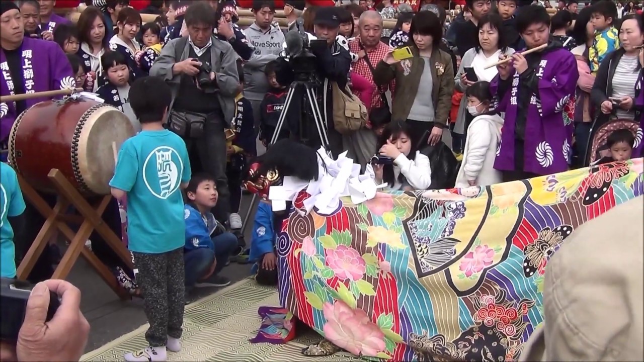 平成31年 高屋神社春祭り 獅子舞 JA高室支店 2019/04/13(土)