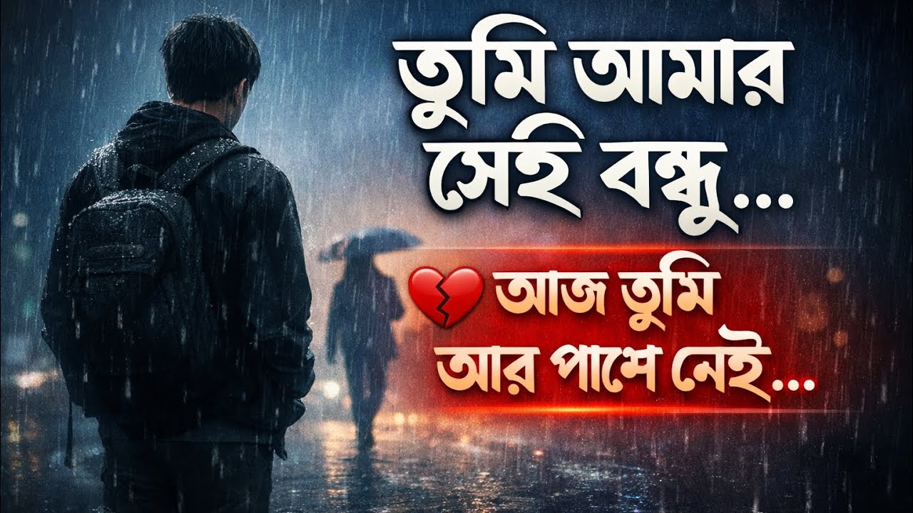 Tumi amar sei bondhu (তুমি আমার সেই বন্ধু) Bangla sad song