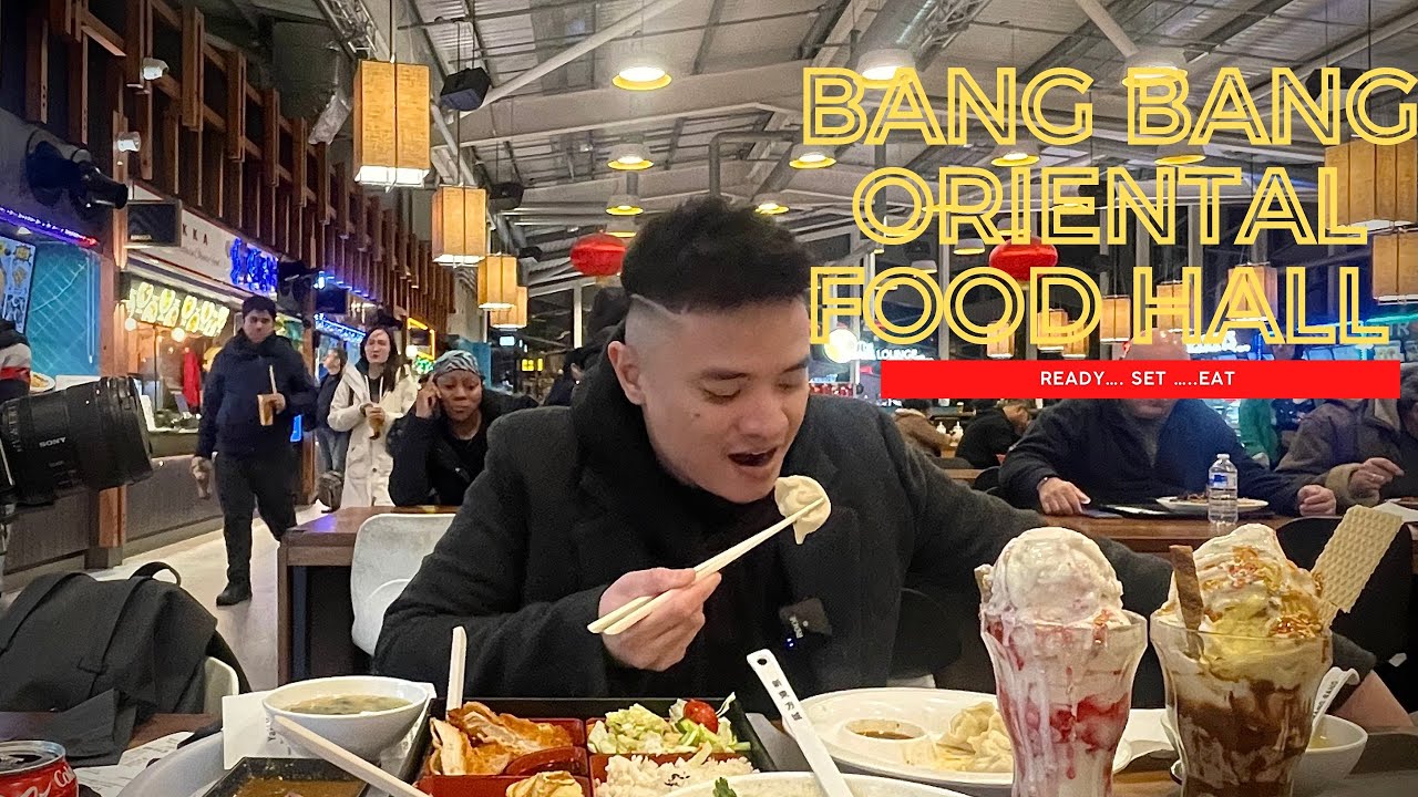 Adam strolls at BANG BANG Oriental Food Hall I London's Largest Asian Food Court