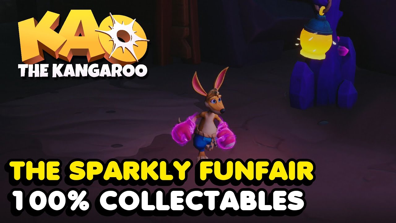 Kao The Kangaroo - The Sparkly Funfair 100% Walkthrough (All Collectable Locations)