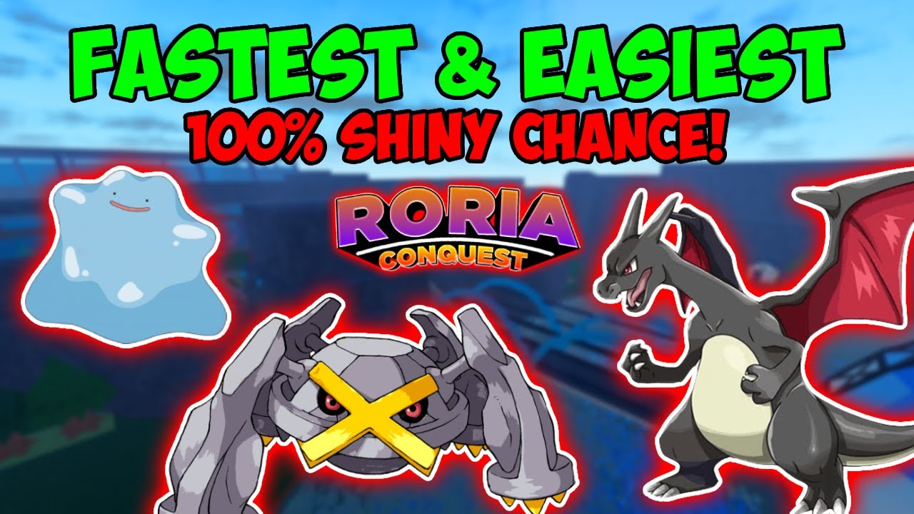 ЛУЧШИЙ гайд по охоте на шайни в Pokemon Brick Bronze (Roria Conquest ROBLOX)