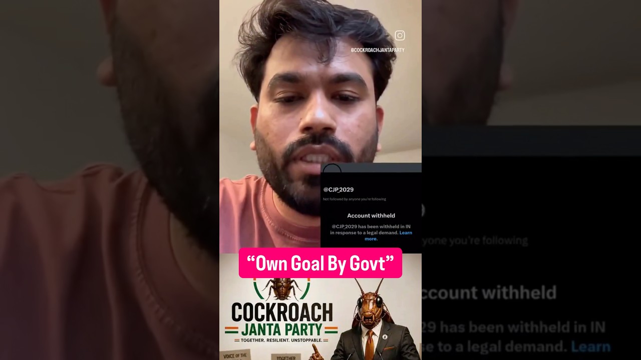 Аккаунт Cockroach Janta Party в X заблокирован, а число подписчиков в IG превысило 13 миллионов