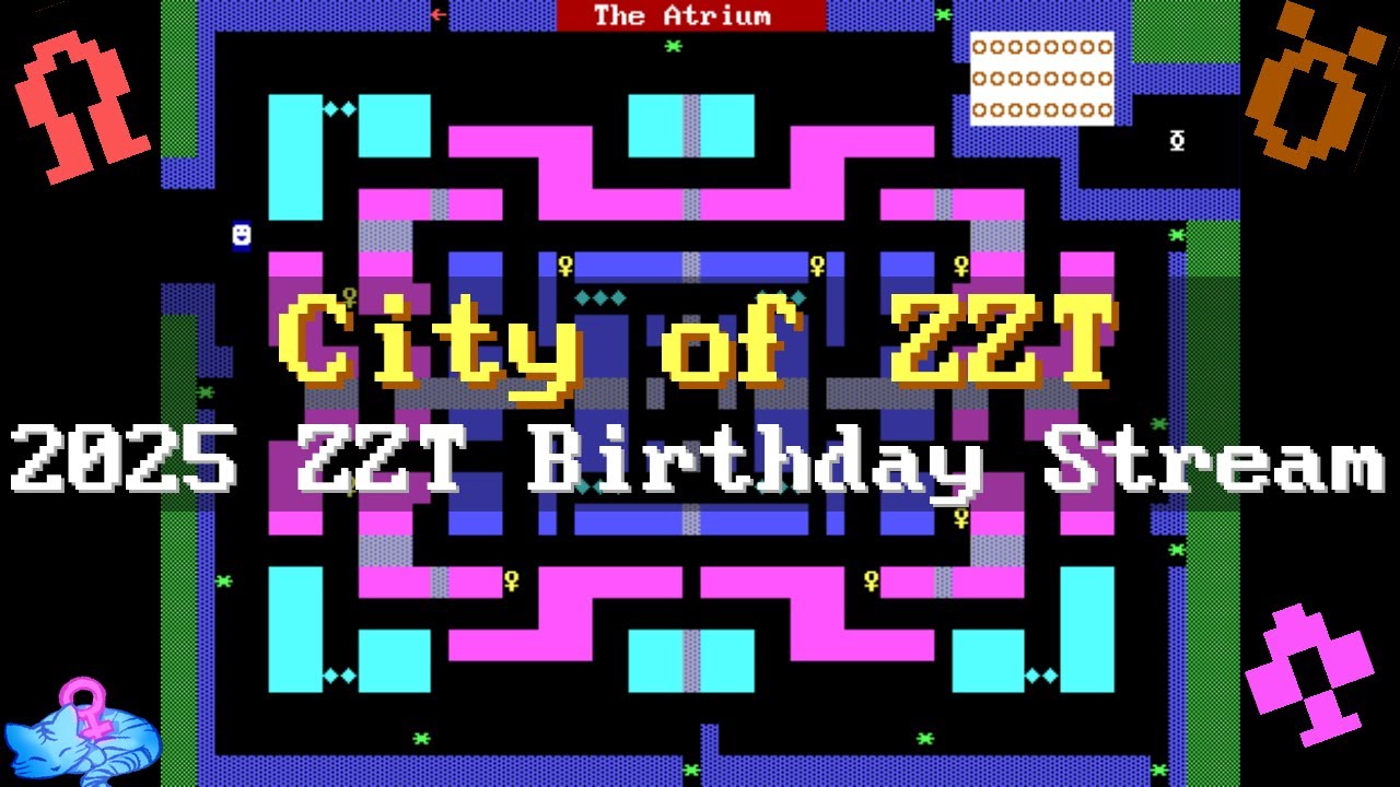 ZZT Livestream - City of ZZT (2025 Playthrough)