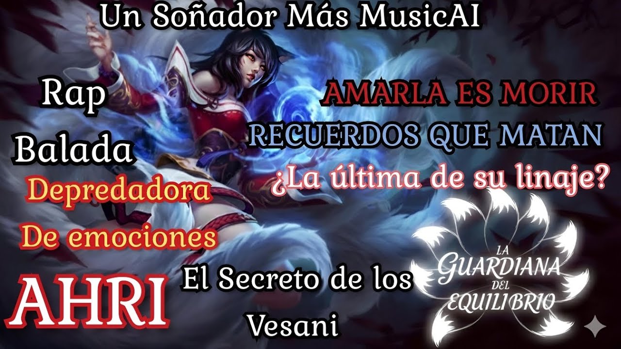 AHRI RAP BALADA - LA GUARDIANA DEL EQUILIBRIO (LEAGUE OF LEGENDS) UN SOÑADOR MÁS 