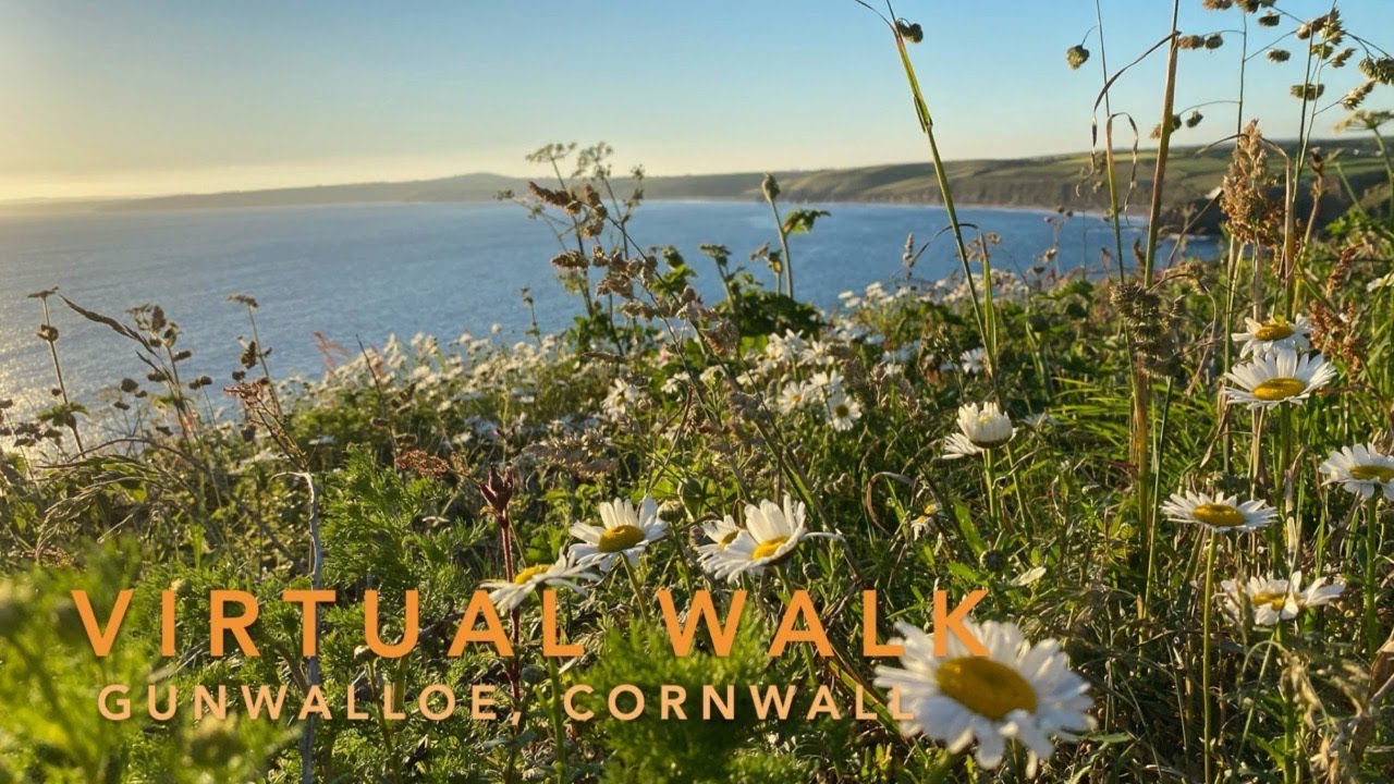 Virtual, Step-by-step Coast Path Walk from Gunwalloe Beach to Dollar Cove, Gunwalloe, Cornwall