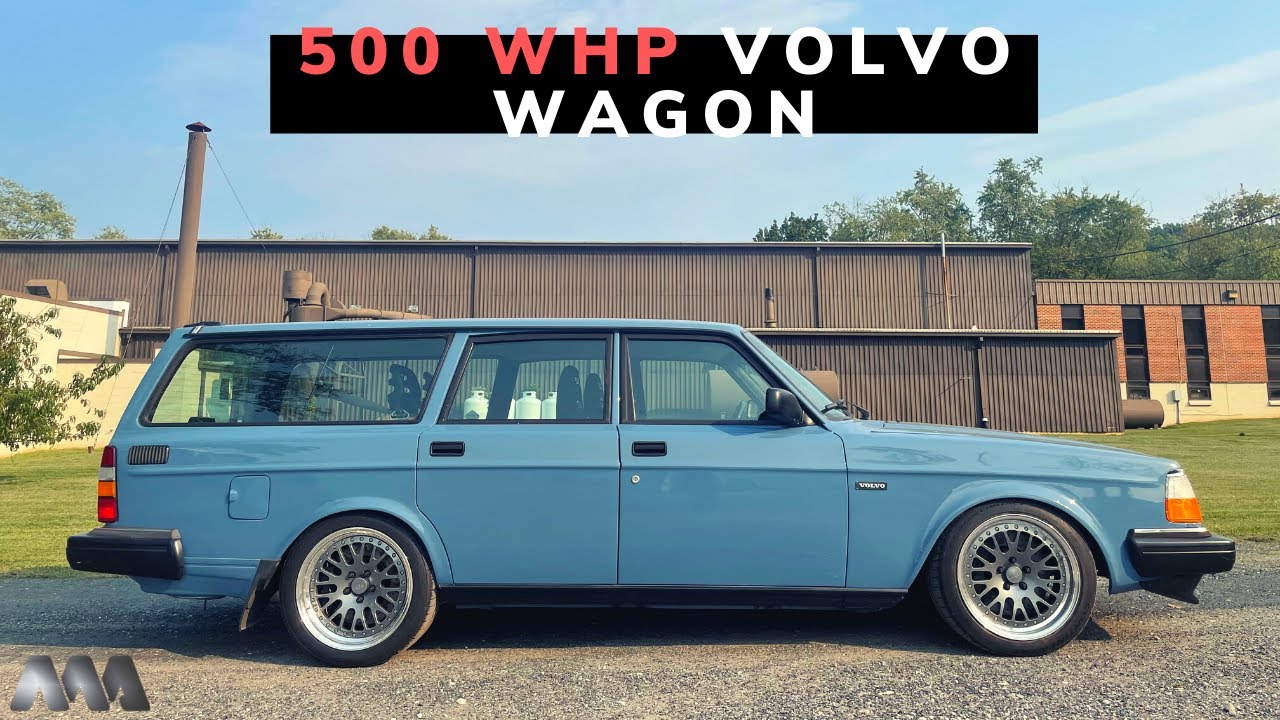 Wicked fast yet civilized 2JZ powered Volvo 240 Wagon