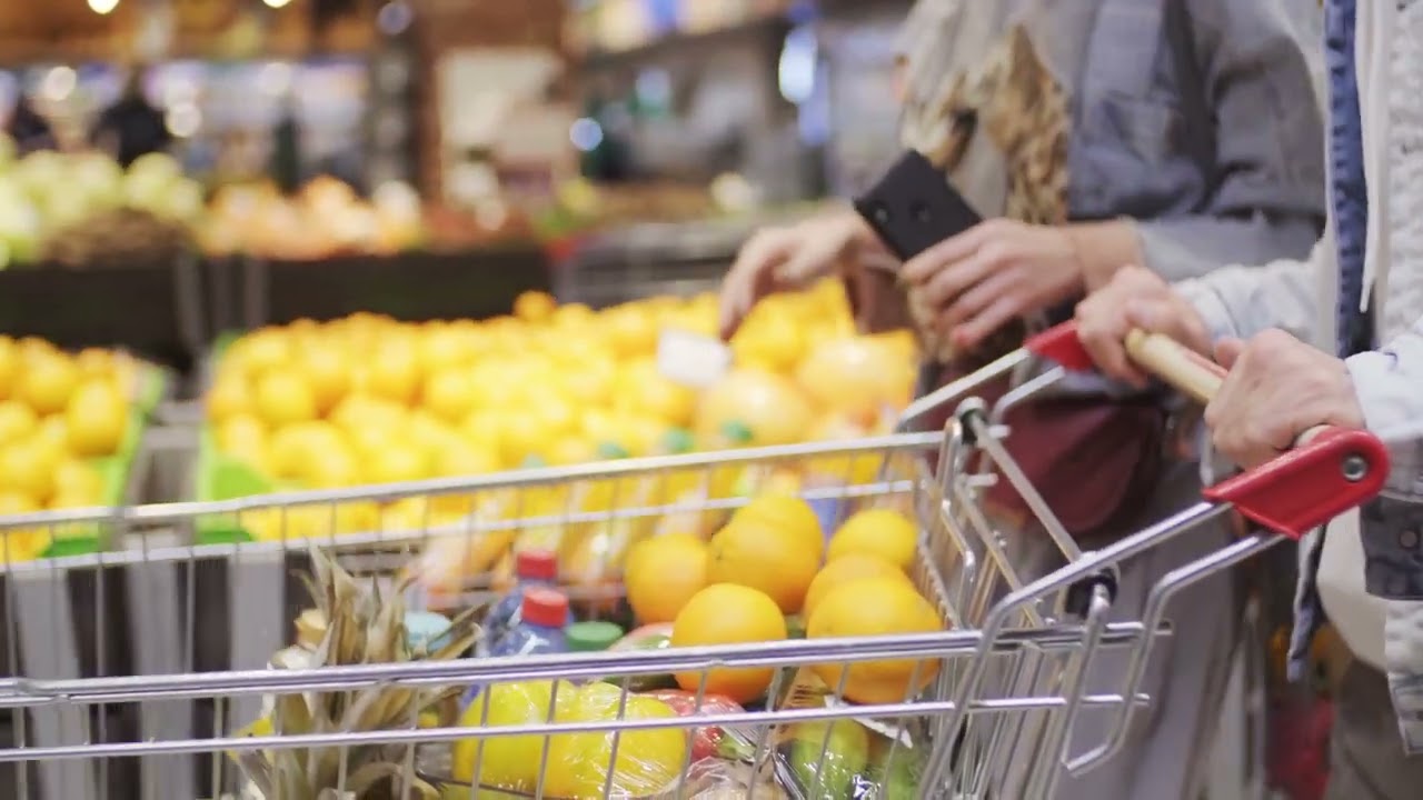 Free-to-Use Stock Footage of Grocery Shopping