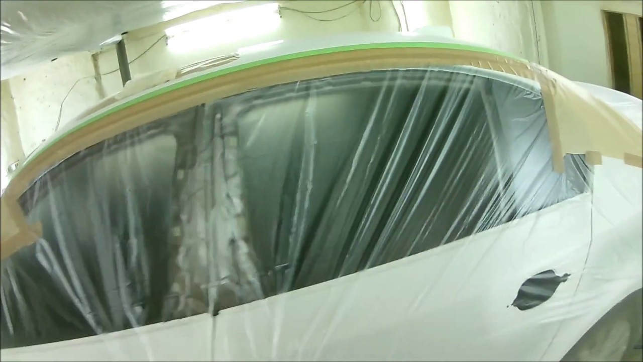 Покраска BMW е60 - 1 часть. Крыша и передние крылья